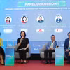 Các chuyên gia trao đổi, thảo luận tại Hội nghị Đổi mới Sáng tạo Việt Nam 2023. (Ảnh: Tiến Lực/TTXVN)