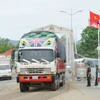 Kết cấu hạ tầng thương mại biên giới tại Cửa khẩu Quốc tế Tịnh Biên chưa phát huy được tiềm năng, lợi thế. (Ảnh: Công Mạo/TTXVN)
