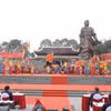 Chương trình nghệ thuật màn Sử thi mùa xuân Kỷ Dậu 1789 tại kỷ niệm chiến thắng Ngọc Hồi-Đống Đa. (Ảnh: Minh Quyết/TTXVN) 