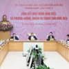 Chiều 28/12/2023, tại Hà Nội, Thủ tướng Phạm Minh Chính, Chủ tịch Ủy ban Quốc gia về Chuyển đổi Số chủ trì Phiên họp lần thứ 7 của Ủy ban để tổng kết hoạt động năm 2023 và phương hướng nhiệm vụ trọng tâm năm 2024. (Ảnh: Dương Giang/TTXVN)