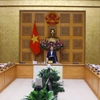 Phó Thủ tướng Trần Hồng Hà chủ trì phiên họp. (Ảnh: Văn Điệp/TTXVN) 
