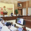 Quang cảnh Phiên họp thứ 27 của Ủy ban Thường vụ Quốc hội. (Ảnh: Doãn Tấn/TTXVN)