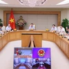 Phó Thủ tướng Trần Hồng Hà chủ trì cuộc họp. (Ảnh: Văn Điệp/TTXVN)