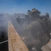 Binh sỹ Israel được triển khai trong chiến dịch quân sự tại Rafah, Dải Gaza, ngày 18/5/2024. (Ảnh: THX/TTXVN)