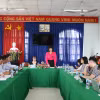 Quang cảnh buổi làm việc. (Ảnh: Chương Đài/TTXVN)