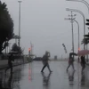 Mưa lớn tại Rio de Janeiro, Brazil ngày 22/3/2024. (Ảnh: AFP/TTXVN)