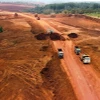 Khai thác quặng bauxite phục vụ chế biến alumin tại Công ty Nhôm Đắk Nông. (Ảnh: Hưng Thịnh/TTXVN)