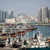 Cảng hàng hóa ở Busan, Hàn Quốc. (Ảnh: THXTTXVN)