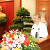 Tổng Bí thư, Chủ tịch nước Tô Lâm phát biểu tại buổi gặp mặt. (Ảnh: Trí Dũng/TTXVN)
