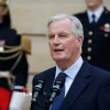 Thủ tướng Pháp Michel Barnier phát biểu tại Paris ngày 5/9/2024. (Ảnh: THX/TTXVN)