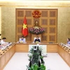 Phó Thủ tướng Trần Hồng Hà chủ trì cuộc họp. (Ảnh: Văn Điệp/TTXVN)