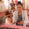 Các nghệ nhân của làng nghề dệt thổ cẩm Mỹ Nghiệp (huyện Ninh Phước) sẽ biểu diễn nghề làm gốm tại “Ngày Văn hóa, Du lịch Ninh Thuận tại Đà Nẵng năm 2024”. (Ảnh: Công Thử/TTXVN)