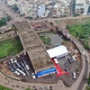 Toàn cảnh dự án cầu Tân Kỳ Tân Quý tại quận Bình Tân (Thành phố Hồ Chí Minh). (Ảnh: Tiến Lực/TTXVN)