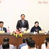 Phó Chủ tịch Quốc hội Nguyễn Khắc Định phát biểu. (Ảnh: Doãn Tấn/TTXVN)