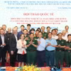 Các đại biểu quốc tế tham dự Hội thảo quốc tế về giảm thiểu ảnh hưởng của chất độc hóa học/dioxin ở Việt Nam. (Ảnh: Trọng Đức/ TTXVN)