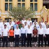 Chủ tịch nước Tô Lâm với lãnh đạo Tòa án Nhân dân Tối cao và các đại biểu. (Ảnh: Nhan Sáng/TTXVN)