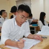 Thí sinh ôn thi tốt nghiệp trung học phổ thông. (Ảnh: PV/Vietnam+)