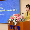 Bí thư Đảng ủy, Tổng Giám đốc Thông tấn xã Việt Nam Vũ Việt Trang phát động ủng hộ đồng bào bị ảnh hưởng do cơn bão số 3. (Ảnh: TTXVN)
