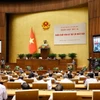Chủ tịch Quốc hội Trần Thanh Mẫn phát biểu khai mạc. (Ảnh: Doãn Tấn/TTXVN)