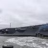Tàu sân bay USS Gerald R. Ford của Mỹ. (Ảnh: AFP/TTXVN)