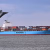 Tàu của Công ty vận tải biển Maersk. (Nguồn: AFP)