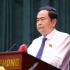 Chủ tịch Quốc hội Trần Thanh Mẫn phát biểu chỉ đạo. (Ảnh: Văn Điệp/TTXVN)