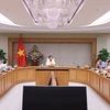 Phó Thủ tướng Trần Hồng Hà chủ trì cuộc họp. (Ảnh: Văn Điệp/TTXVN)