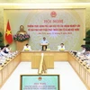 Thủ tướng Phạm Minh Chính chủ trì Hội nghị. (Ảnh: Dương Giang/TTXVN)