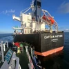 Tàu Captain Antonis được cứu hộ. (Ảnh: TTXVN phát)