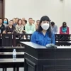 Bị cáo Vũ Thị Thu Nhung. (Nguồn: Báo Tiền phong)