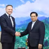 Chiều 1/3/2024, tại Hà Nội, Thủ tướng Phạm Minh Chính tiếp ông Francesco Lollobrigida, Bộ trưởng Bộ Nông nghiệp, Chủ quyền lương thực và Lâm nghiệp Italy. (Ảnh: Dương Giang/TTXVN)