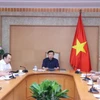 Phó Thủ tướng Trần Hồng Hà chủ trì cuộc họp. (Ảnh: Văn Điệp/TTXVN)