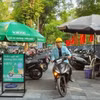 Một điểm trông giữ xe trên phố. (Ảnh: Việt Hùng/Vietnam+)
