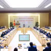 Quang cảnh Phiên họp lần thứ nhất của Ban Chỉ đạo quốc gia về phát triển ngành công nghiệp bán dẫn. (Ảnh: Dương Giang/TTXVN)