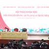 Hội thảo Chiến thắng Điện Biên Phủ - Giá trị lịch sử và tầm vóc thời đại. (Ảnh: Trọng Đức/TTXVN)