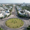 Tuyến đường Võ Văn Kiệt (thành phố Bạc Liêu). (Ảnh: Chanh Đa/TTXVN)