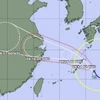 HÌnh ảnh đường đi của bão Bebinca. (Nguồn: Cơ quan Khí tượng Nhật Bản)