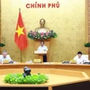 Thủ tướng Phạm Minh Chính chủ trì phiên họp Chính phủ chuyên đề về xây dựng pháp luật tháng 9 năm 2024. (Ảnh: Dương Giang/TTXVN)