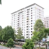 Tòa nhà nhà ở xã hội B2 đã giải quyết chỗ ở cho hàng trăm đối tượng là cán bộ, viên chức, công nhân lao động của thành phố Biên Hòa trong nhiều năm qua. (Ảnh: Sỹ Tuyên/TTXVN)