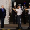 Tổng thống Mỹ Joe Biden đến sân bay Brindisi trước Hội nghị thượng đỉnh G7. (Nguồn: AFP)