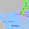 Vị trí và dự báo hướng di chuyển của bão Krathon. (Nguồn: Trung tâm Dự báo Khí tượng Thủy văn Quốc gia)