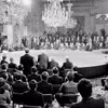 Quang cảnh lễ ký Hiệp định Paris, ngày 27/1/1973, tại Trung tâm các Hội nghị quốc tế ở thủ đô Paris (Pháp). (Ảnh: Văn Lượng/TTXVN)