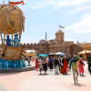 Đoàn Famtrip khảo sát sản phẩm du lịch tại Công viên nước Wonderland Water Park thuộc khu Đô thị NovaWorld Phan Thiết. (Ảnh: Nguyễn Thanh/TTXVN)