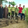 9 cá thể động vật hoang dã được thả về rừng tự nhiên. (Ảnh: T.P/TTXVN phát)