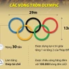 Dựng biểu tượng Olympic Paris 2024 trên Tháp Eiffel 