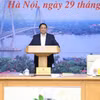 Thủ tướng Phạm Minh Chính chủ trì Phiên họp lần thứ 10 của Ban Chỉ đạo Nhà nước các công trình, dự án quan trọng quốc gia,. (Ảnh: Dương Giang/TTXVN)