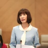 bà Nguyễn Thị Thanh Huyền - Phó Cục trưởng Cục Phát thanh Truyền hình và Thông tin điện tử. (Ảnh: Diễm Hằng/Vietnam+)