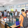 "Không gian sáng chế" tại Diễn đàn "Không gian đổi mới sáng tạo" do Cơ quan Phát triển Quốc tế Hoa Kỳ phối hợp với Trường Đại học Cần Thơ tổ chức, tháng 9/2022. (Ảnh: Ánh Tuyết/TTXVN)