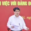 Thường trực Ban Bí thư Lương Cường phát biểu tại cuộc làm việc. (Ảnh: Báo Đại đoàn kết)