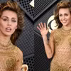 Nữ ca sỹ Miley Cyrus đã "cảm ơn mái tóc của mình” sau khi nhận giải Grammy. (Ảnh: WWD)